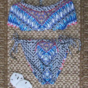 Red Carter Navajo Dream Reversible Bottom Bikini